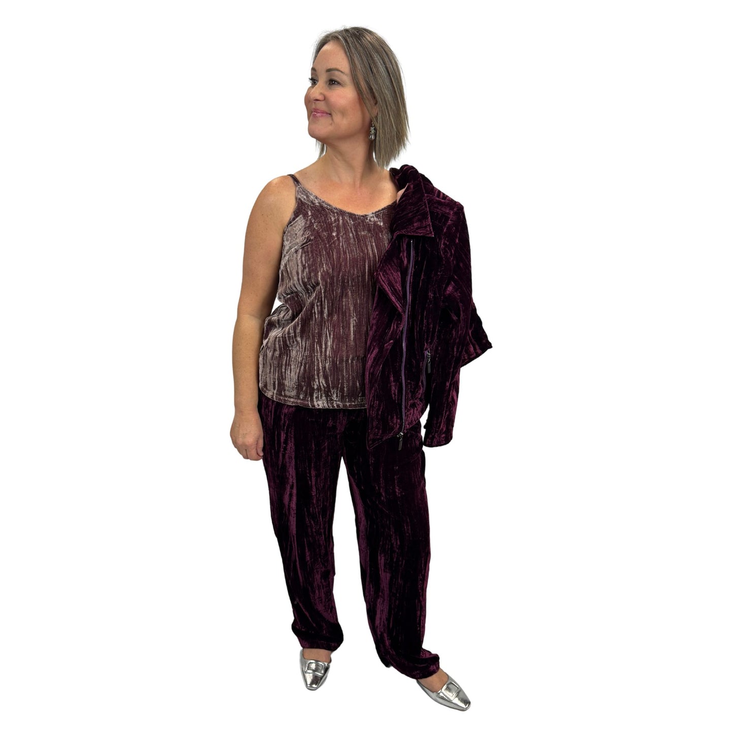 Crushed Panne Cami