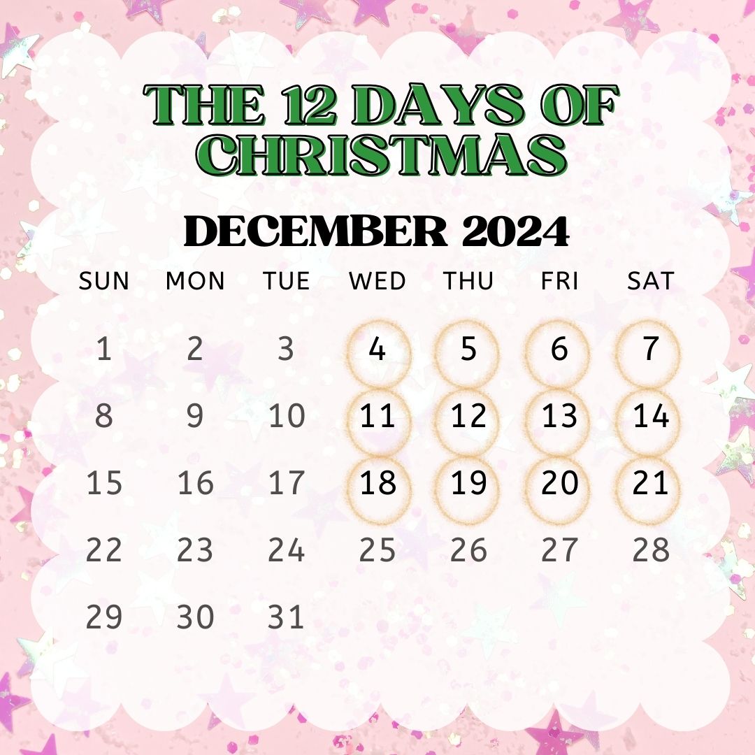 The Twelve Days of Christmas at A Bit of Extra Boutique!