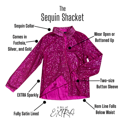 Sequin Shacket by JCJ