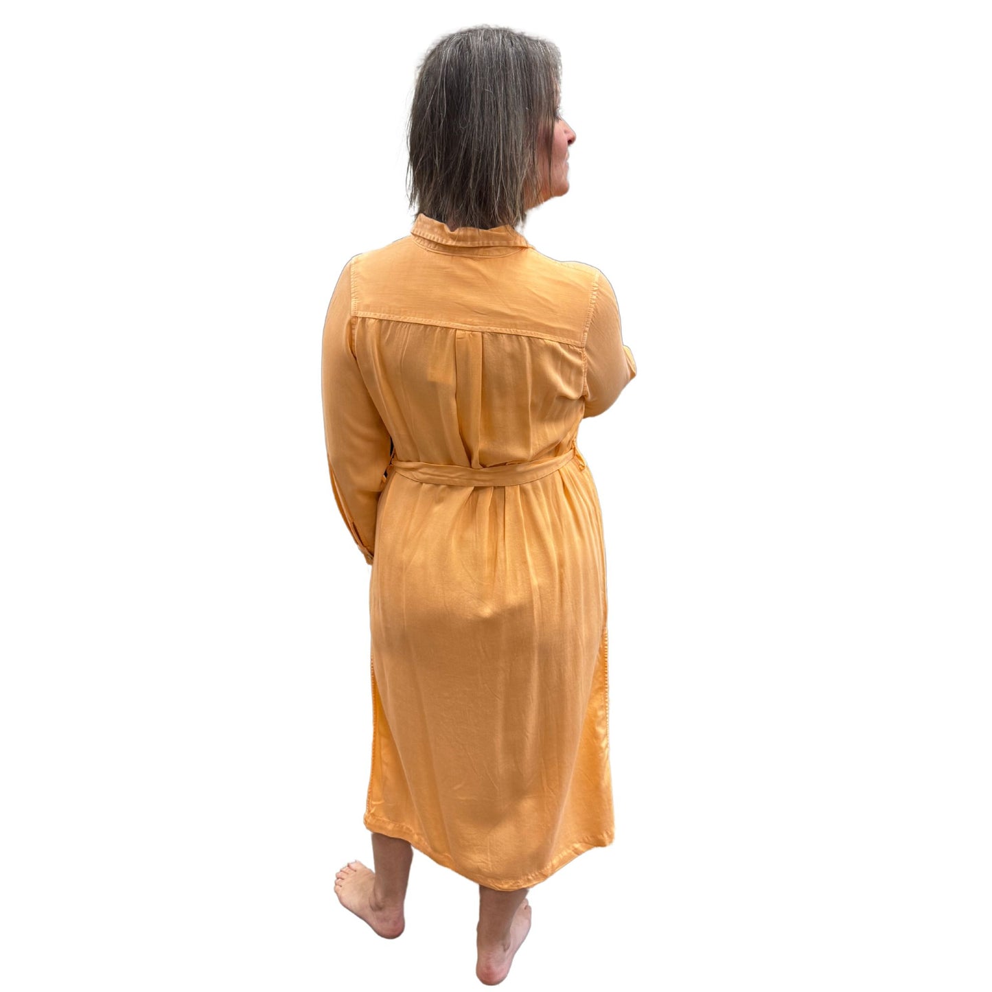 Tencel Slub Long Shirtdress