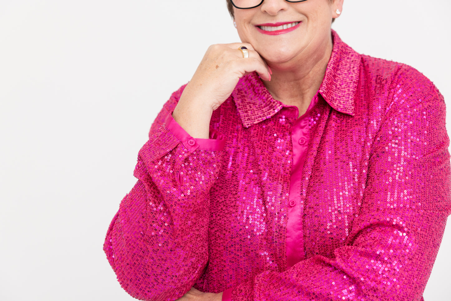 Sequin Shacket by JCJ