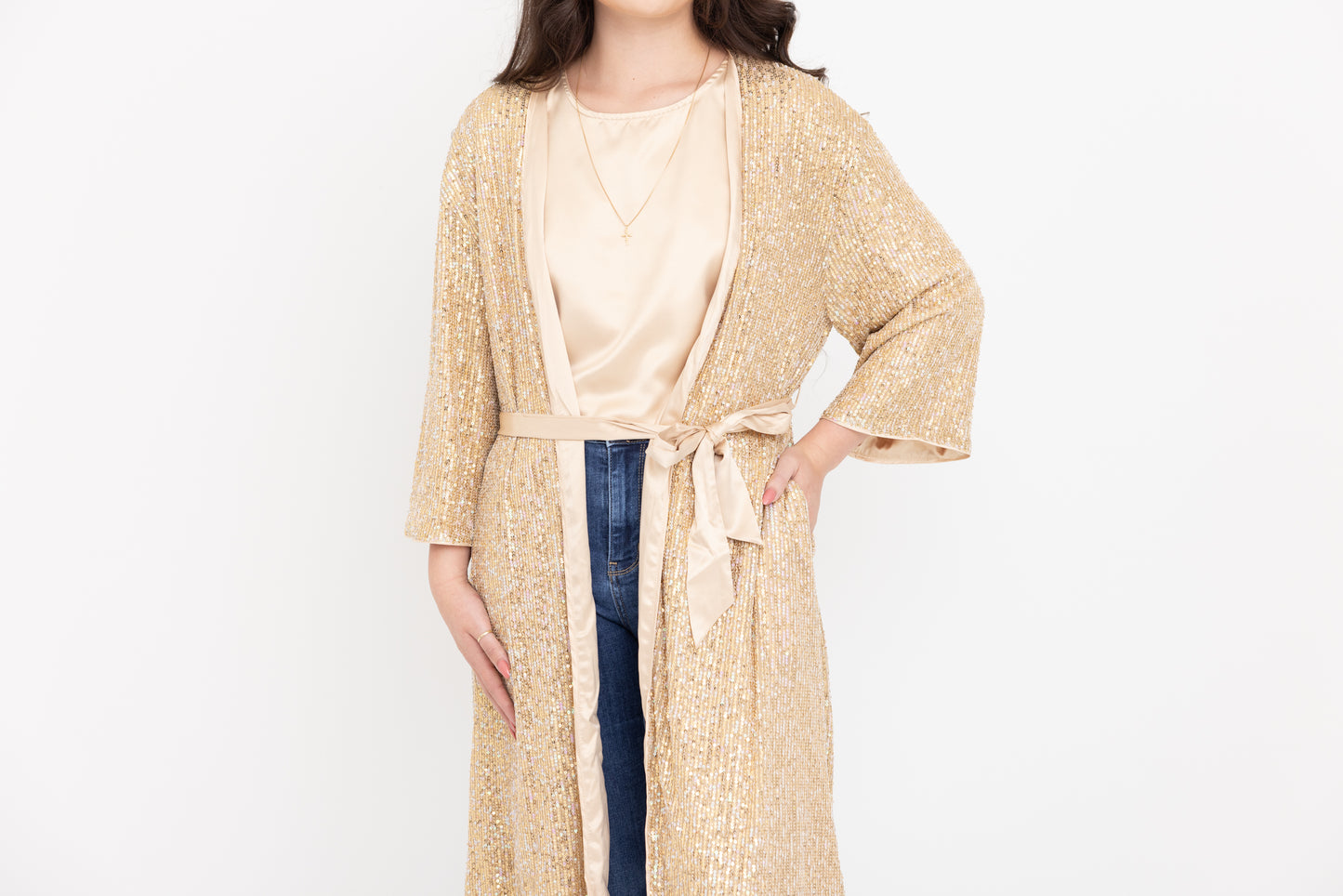 Sequin Duster by JCJ